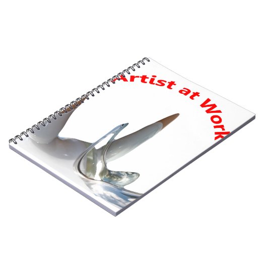 Artiest op het werk notitieboek (Linkerzijde)