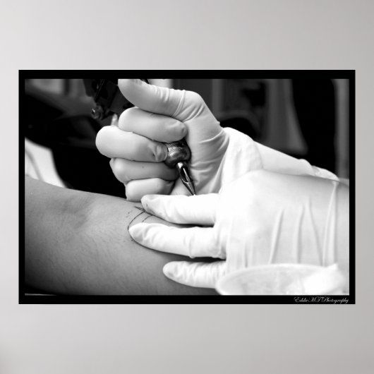 Artiest op het werk poster (Voorkant)