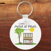 Artiest op het werk Sleutelhanger (Voorkant)