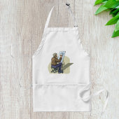 Artiest op het werk standaard schort