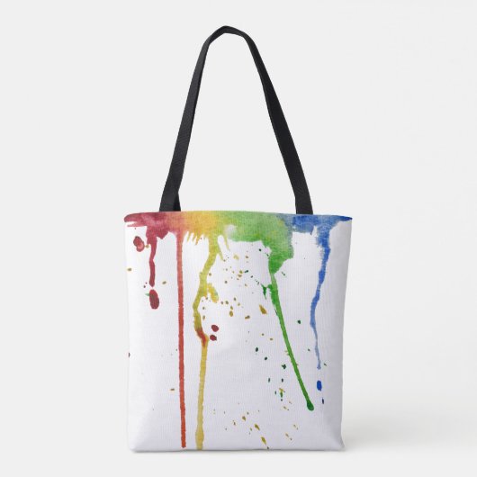 Artiest op het werk tote bag (Achterkant)