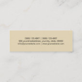 Artiest Paarse lips maken #3 Mini Visitekaartje (Achterkant)