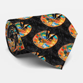 Artiest Paint Pallet Man Necktie Stropdas (Opgerold)
