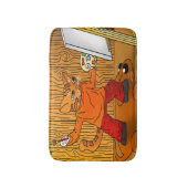 Artiest Painter Cat Badmat (Voorkant Verticaal)