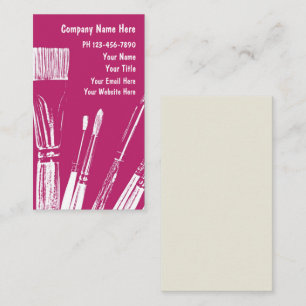 Artiest Painter Visitekaartjes