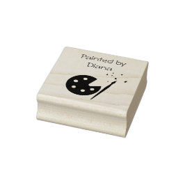 Artiest Painter's Palette Rubber Stamp Rubberstempel