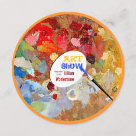 artiest palet art show kaart