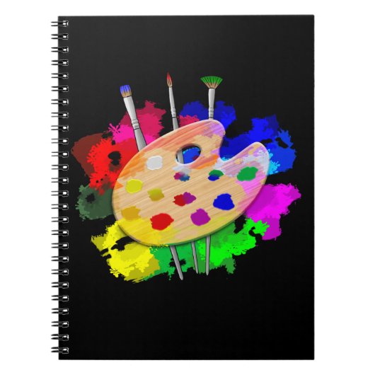 Artiest Palette Artist Notitieboek (Voorkant)