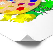 Artiest Palette Artist Poster (Hoek)