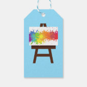 Artiest Party Favor Label Cadeaulabel (Achterkant)