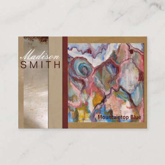 Artiest Professional Visitekaartje (Voorkant)