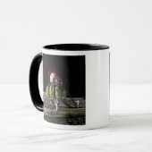 Artiest renditie van een nieuw ruimteschip naar de mok (Voorkant links)