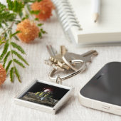 Artiest renditie van een nieuw ruimteschip naar de sleutelhanger (Zijkant)