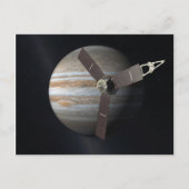 Artiest rendition JUNO orbiter at Jupiter Briefkaart (Voorkant)