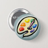 Artiest Ronde Button 5,7 Cm (Voorkant /achterkant)