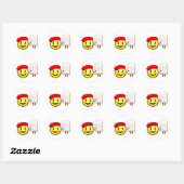 Artiest Ronde Sticker (Vel)