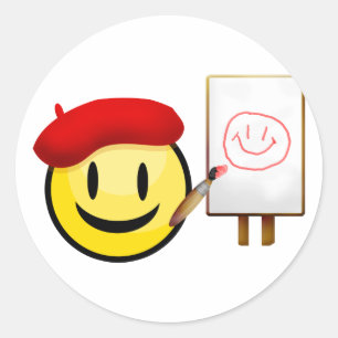 Artiest Ronde Sticker