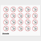 Artiest Ronde Sticker (Vel)