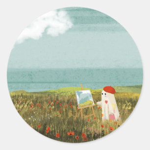 Artiest Ronde Sticker