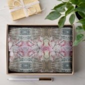 Artiest Roze Ivoor Bruin Groot Abstract Geometrisc Tissuepapier (Geschenk)