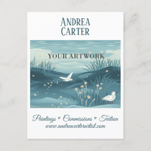 Artiest Schilder Promotie Briefkaart