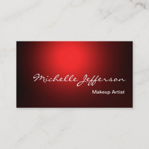 Artiest Script Red Visitekaartje maken