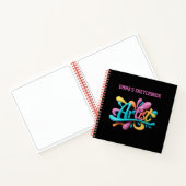 Artiest Script Typografie, Kleurrijke, Stijlvolle  Notitieboek (Binnen)