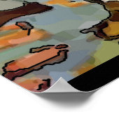 Artiest Sitting Poster (Hoek)