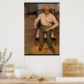 Artiest Sitting Poster (Keuken)