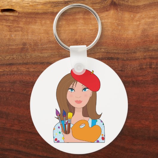 Artiest Sleutelhanger (Voorkant)