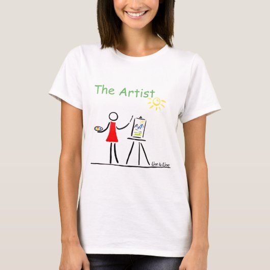 Artiest T-shirt (Voorkant)
