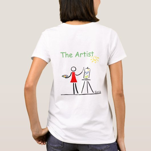Artiest T-shirt (Achterkant)