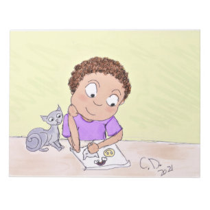 artiest Tails & Tots Notitieblok