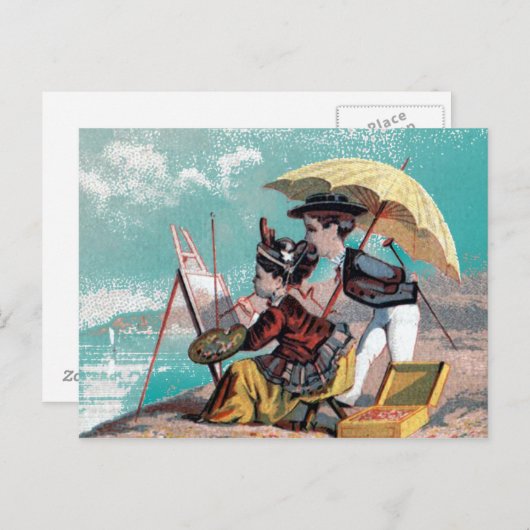 Artiest van de Zee Briefkaart (Voorkant / Achterkant)