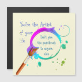 Artiest van uw eigen Inspirerend prijsopgave voor (Voorkant / Achterkant)