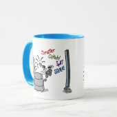 ARTIEST - VIDEO GAMER Mok door Jeff Willis Art (Voorkant links)