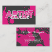 Artiest Visitekaartje (Voorkant / Achterkant)