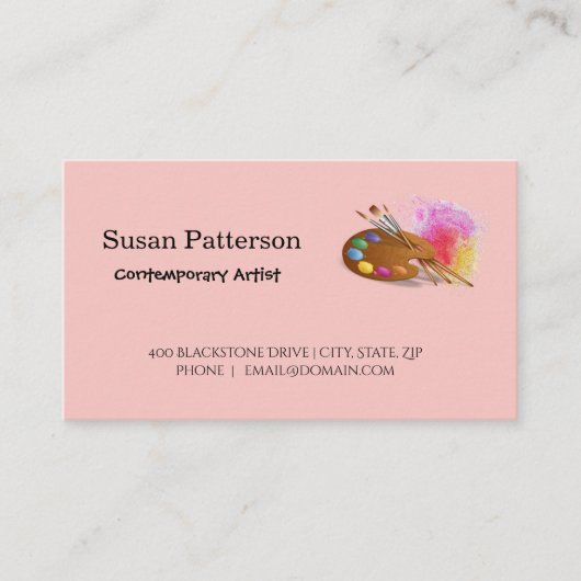 Artiest Visitekaartje (Voorkant)