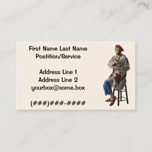 Artiest Visitekaartje (Voorkant)