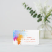 Artiest Visitekaartje Round Corners (Staand voorkant)