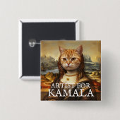 Artiest voor Kamala Button (Voorkant /achterkant)