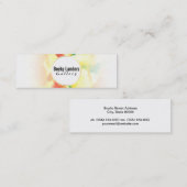 artiest | Waterverf Fade Mini Visitekaartje (Voorkant / Achterkant)