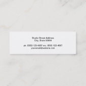 artiest | Waterverf Fade Mini Visitekaartje (Achterkant)