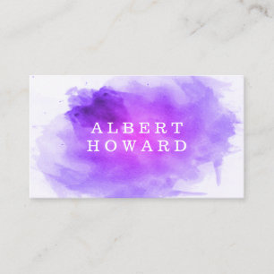 Artiest   WATERVERF   Modern Visitekaartje