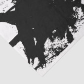 Artiest Zwart Wit Grote Abstract Loop Driehoek Tissuepapier (Detail)