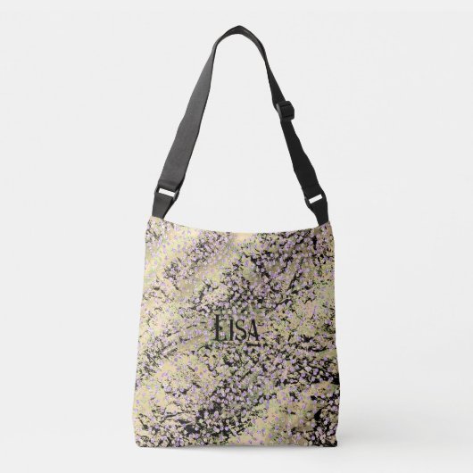 Artiesten Bag Roze, Geel, Zwart Multicolkleurig Crossbody Tas (Voorkant)