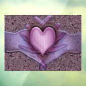 Artiesten hart onthuld raamsticker (Vel 3)