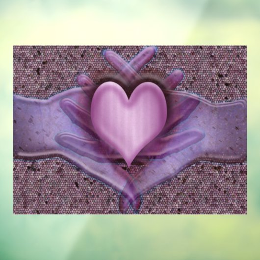 Artiesten hart onthuld raamsticker (Vel 3)