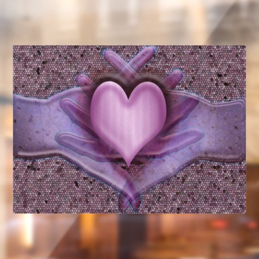 Artiesten hart onthuld raamsticker (Vel 2)