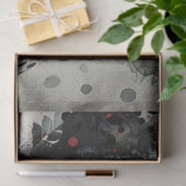 Artiesten Mixed Media Zwart Wit Cream Grote Gezich Tissuepapier (Geschenk)